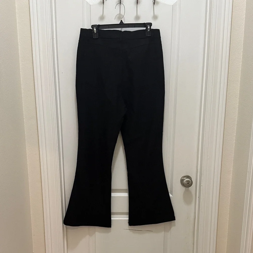 Black Boot Cut Flare Pants.  Size M.  Flare pants.  NWT - Picture 4 of 4